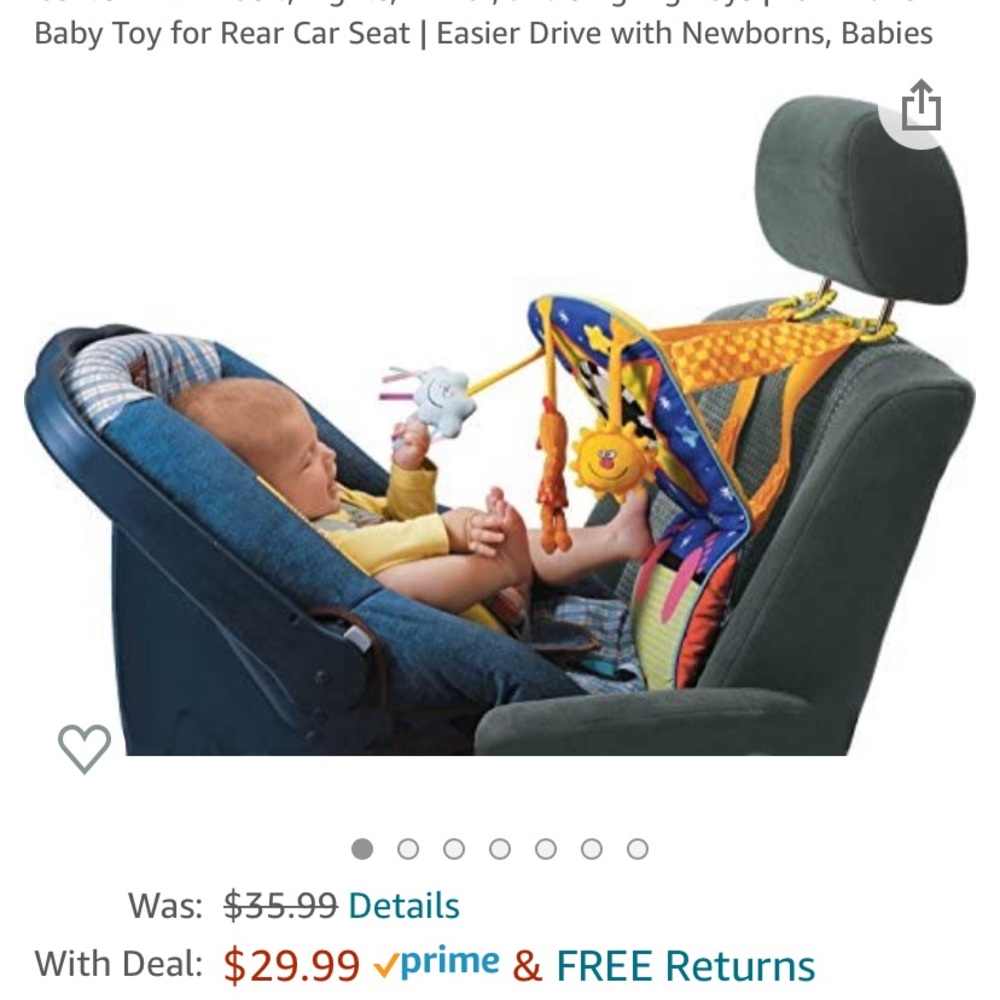 Kick & Play Car Seat Toy